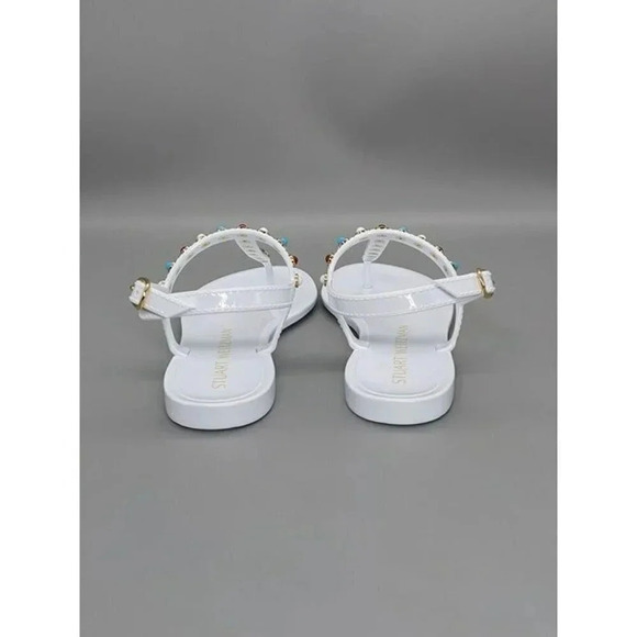 NIB STUART WEITZMAN Women's Charm Strap Slingback Jelly Sandals Size 5 MSRP $195 - Picture 5 of 8